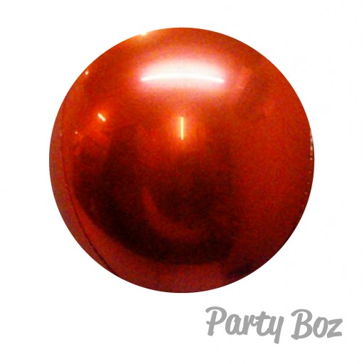 3D 圓形鋁膜氣球 (紅色)